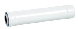 Verlengstuk 80/125 PP/metaal - 2 meter