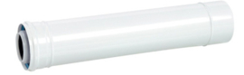 Verlengstuk 80/125 PP/metaal - 1 meter
