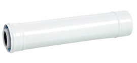Verlengstuk 80/125 PP/metaal - 0,5 meter