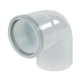 Rookgasafvoer PP 80 mm - Bocht 90°