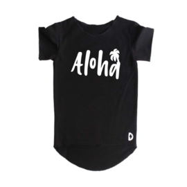 Zwart T-shirt - Aloha