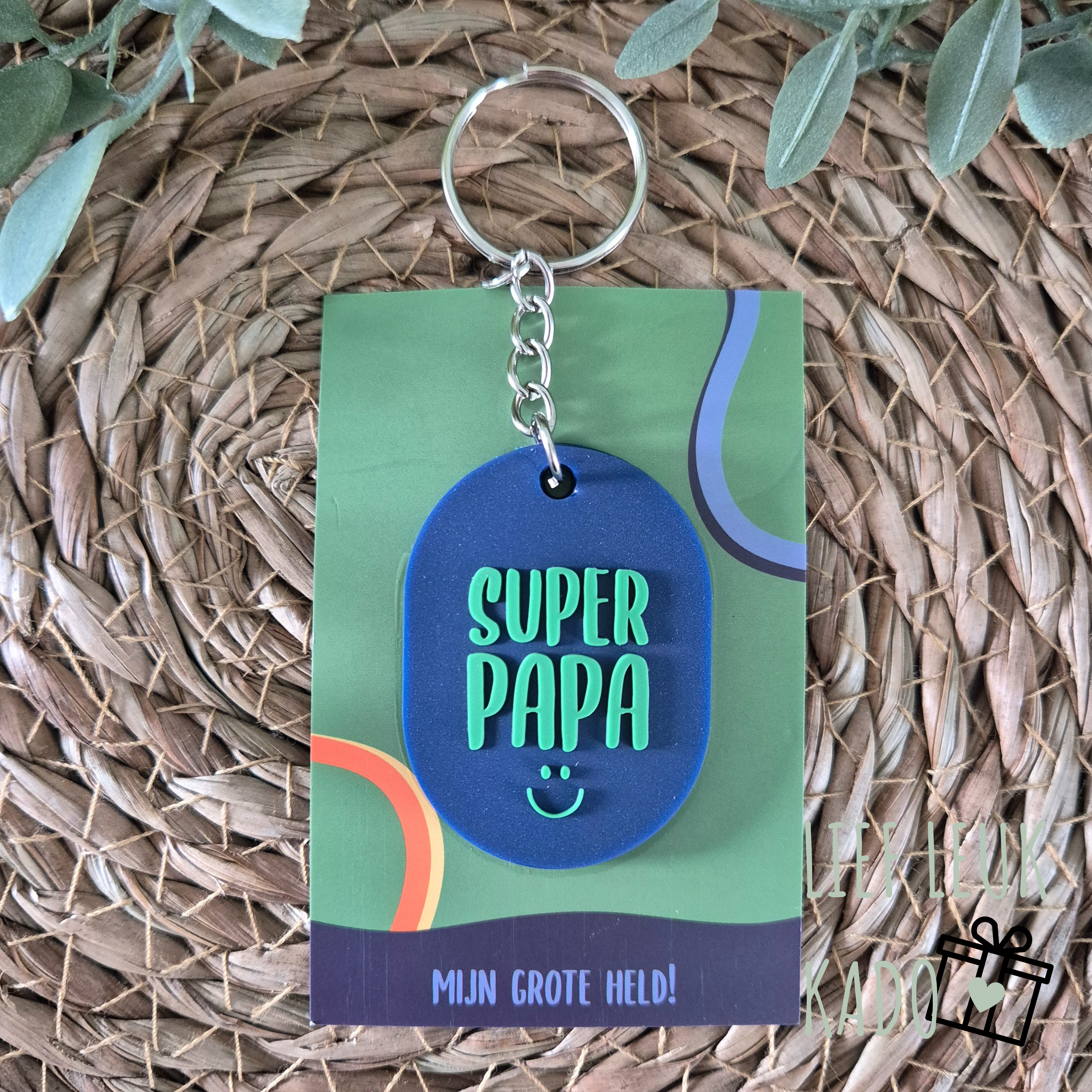 Sleutelhanger KP | Super papa