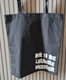 Katoenen tas | Dit is de leukste meester
