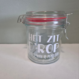 Weckpotje | Het zit d'rop pensioen