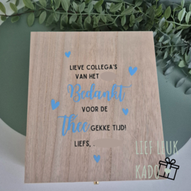 Theedoos  groot | Op maat gemaakt