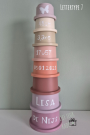 Stapeltoren Mushie | Pastel