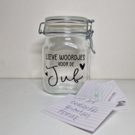 Weckpot | Lieve woordjes