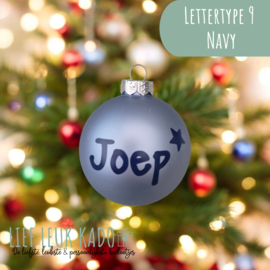 Kerstbal met naam | Winter Sky
