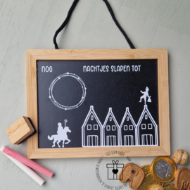 Krijtbordje | Aftellen Sinterklaas