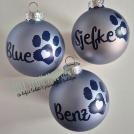 Kerstbal met naam | Winter Sky