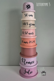 Stapeltoren Mushie | Pastel
