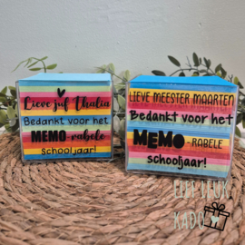 Memoblok | Tekst