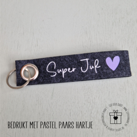 Sleutelhanger vilt | Super juf