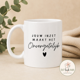 Mok | Jouw inzet maakt het onvergetelijk