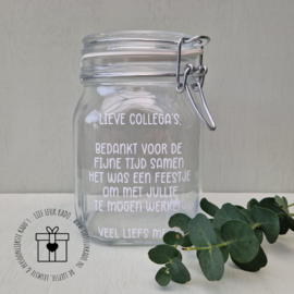 Weckpot | Eigen tekst