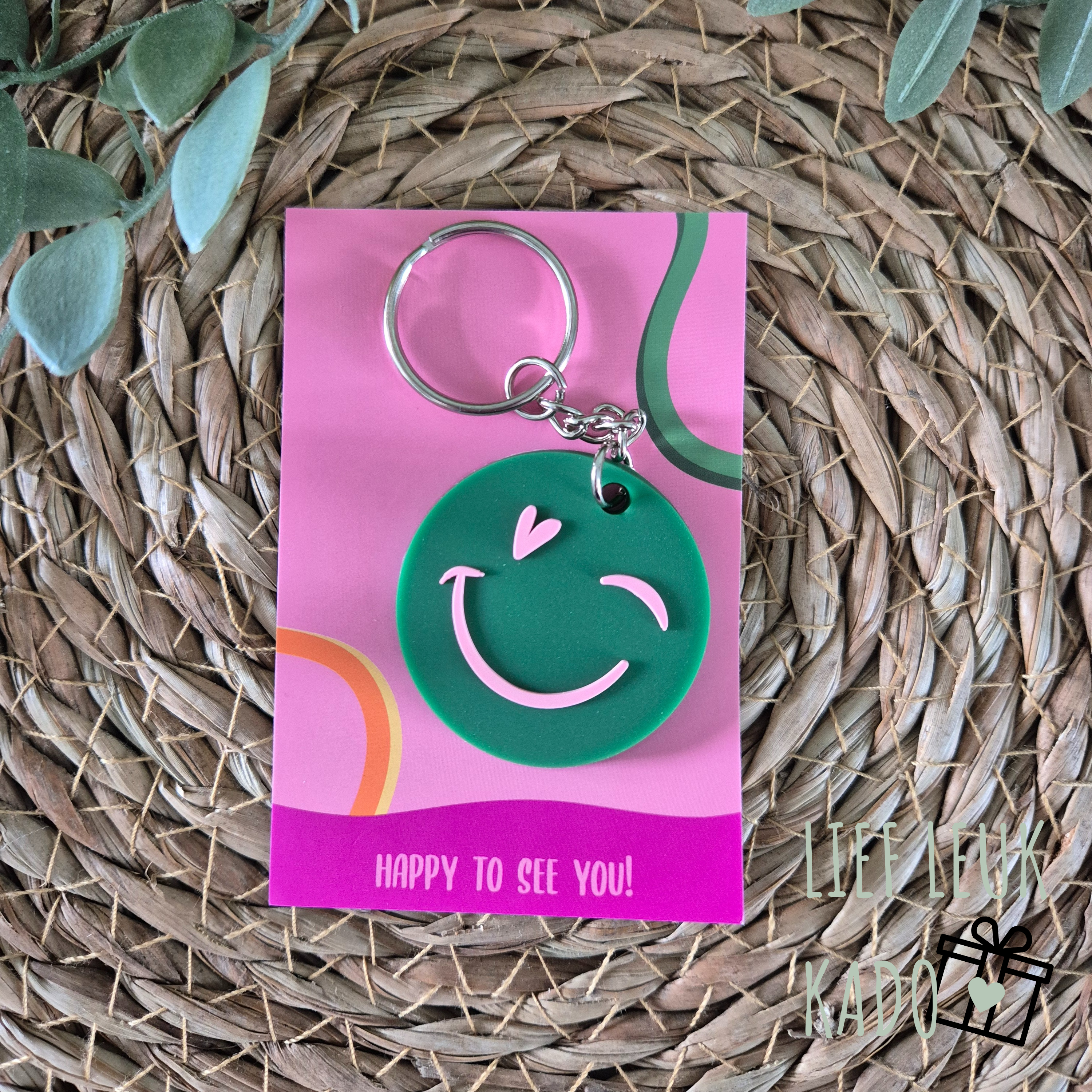 Sleutelhanger KP | Smiley