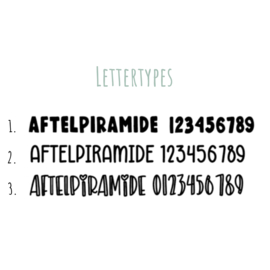 Aftelpiramide | Zelf samenstellen