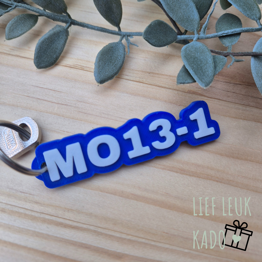 3D sleutelhanger | Met naam