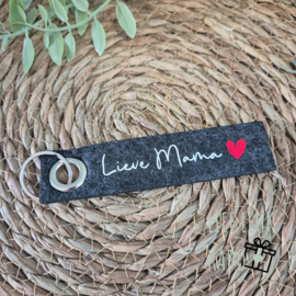 Sleutelhanger vilt | Lieve - Naam -