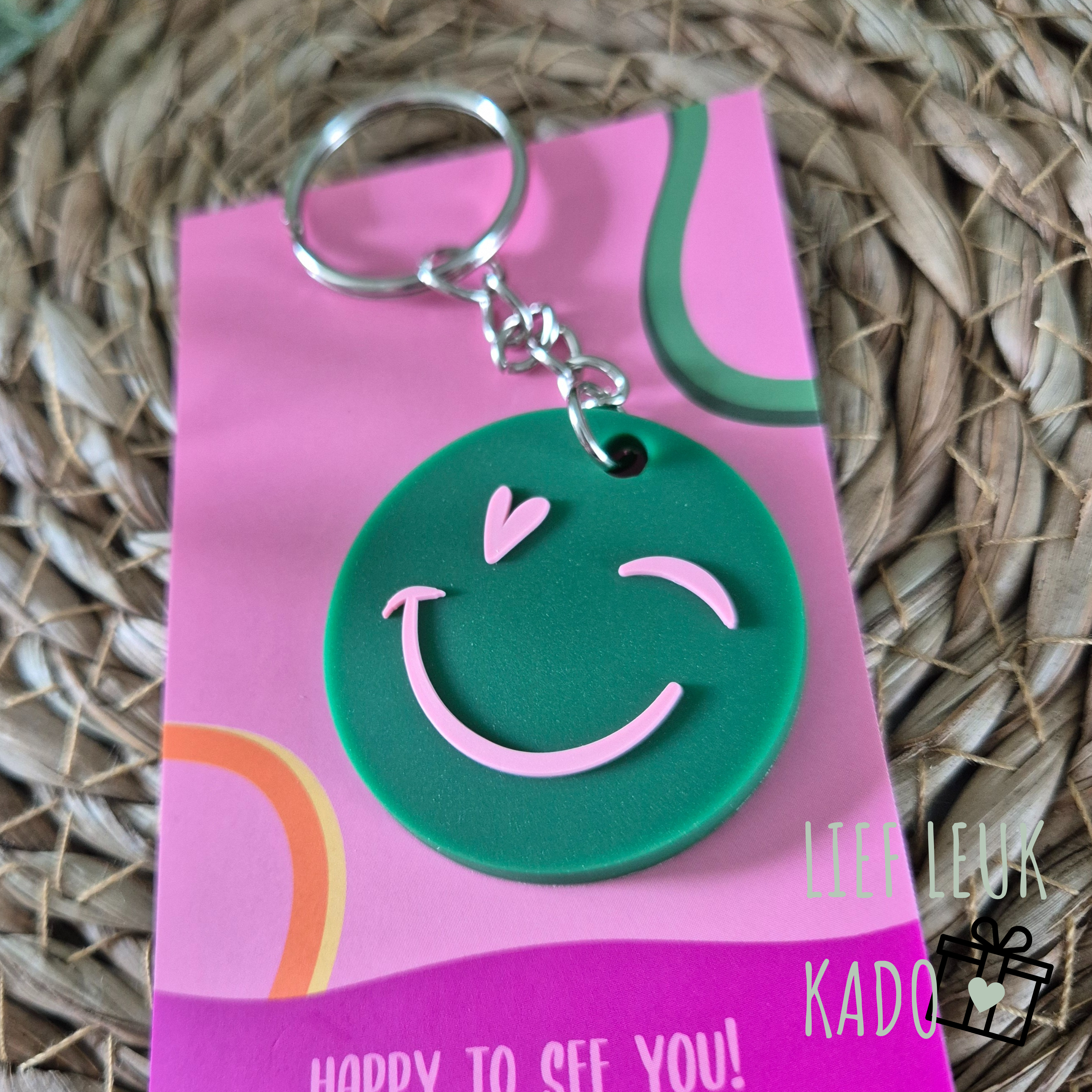 Sleutelhanger KP | Smiley