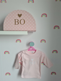 Baby T-shirt met eigen tekst/naam