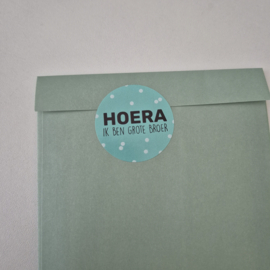 Stickers | Hoera ik ben grote broer | 20st