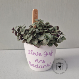 Bloempot mini | Diverse teksten