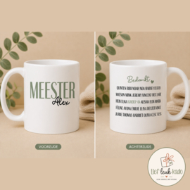 Mok | Meester - met klasnamen -