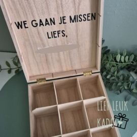 Theedoos  groot | Op maat gemaakt