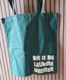 Katoenen tas | Dit is de leukste meester