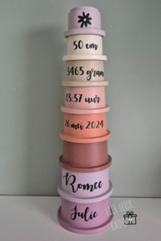 Stapeltoren Mushie | Pastel
