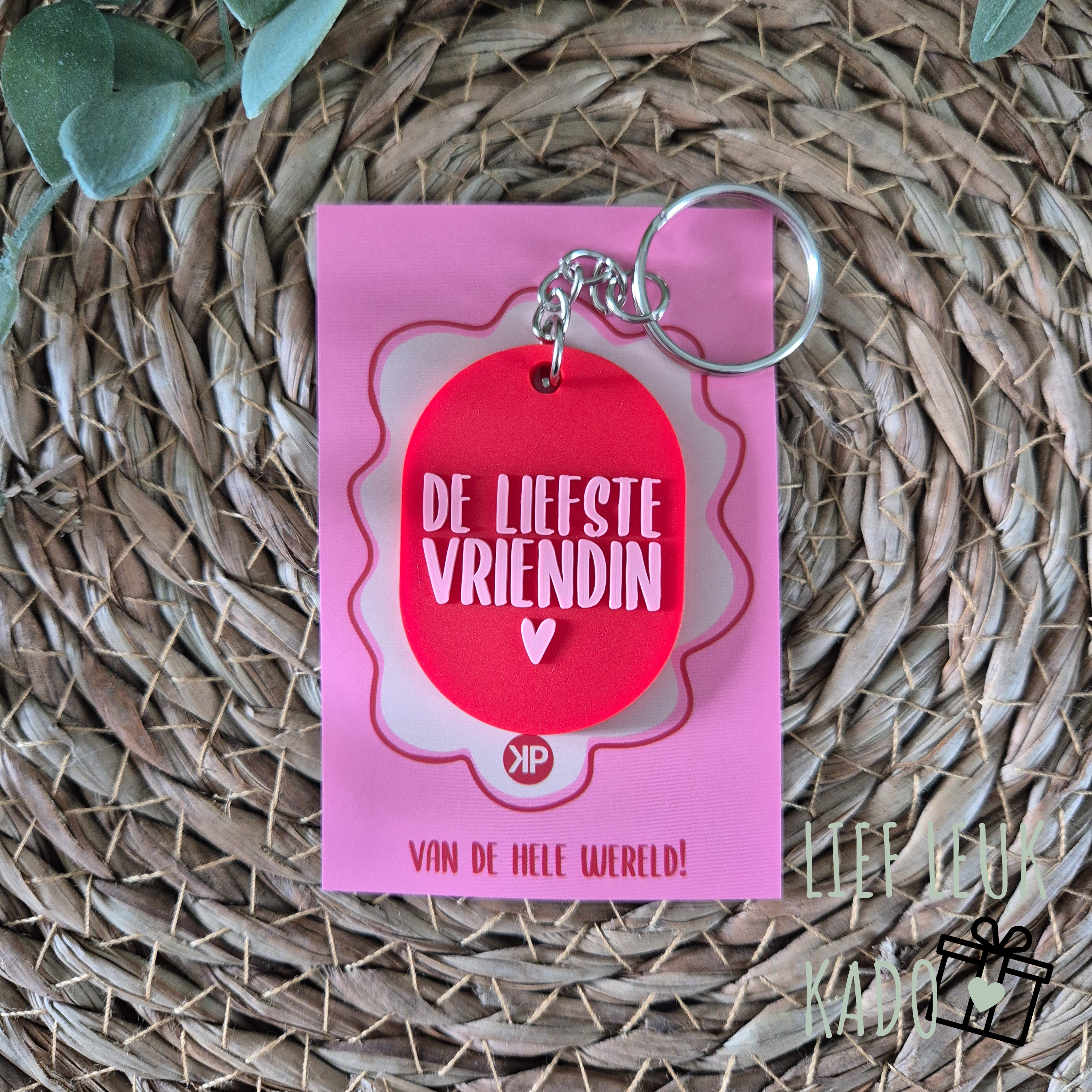 Sleutelhanger KP | De liefste vriendin