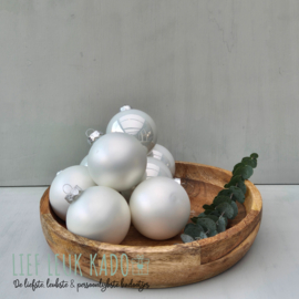 Kerstbal met naam | Winter White