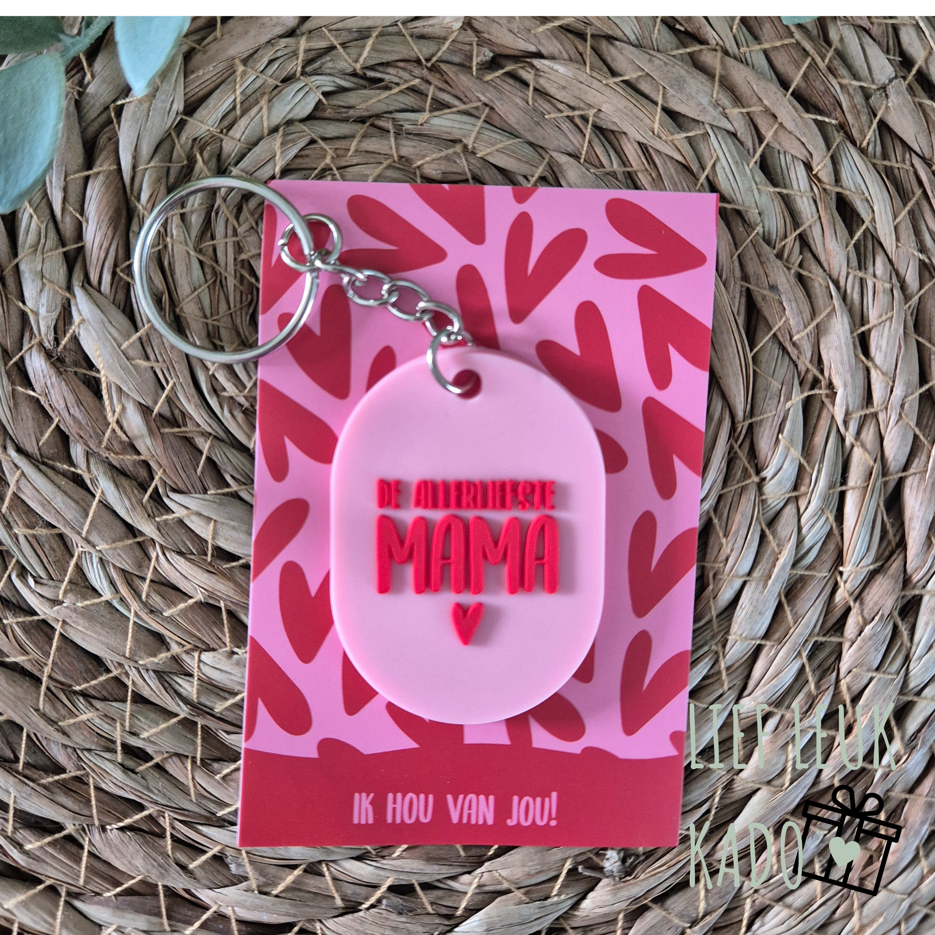 Sleutelhanger KP | De allerliefste mama