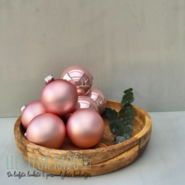 Kerstbal met naam | Blush Pink