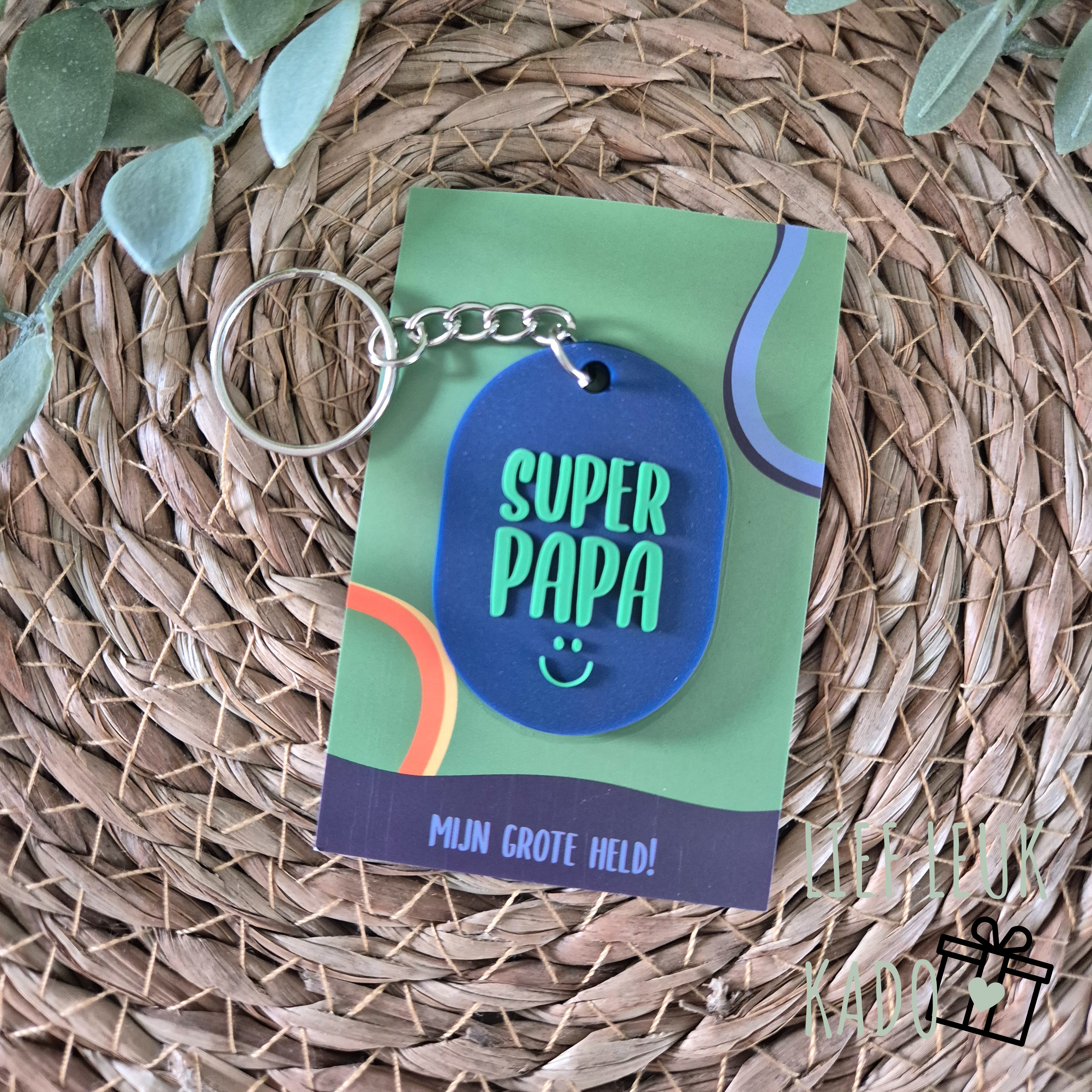 Sleutelhanger KP | Super papa