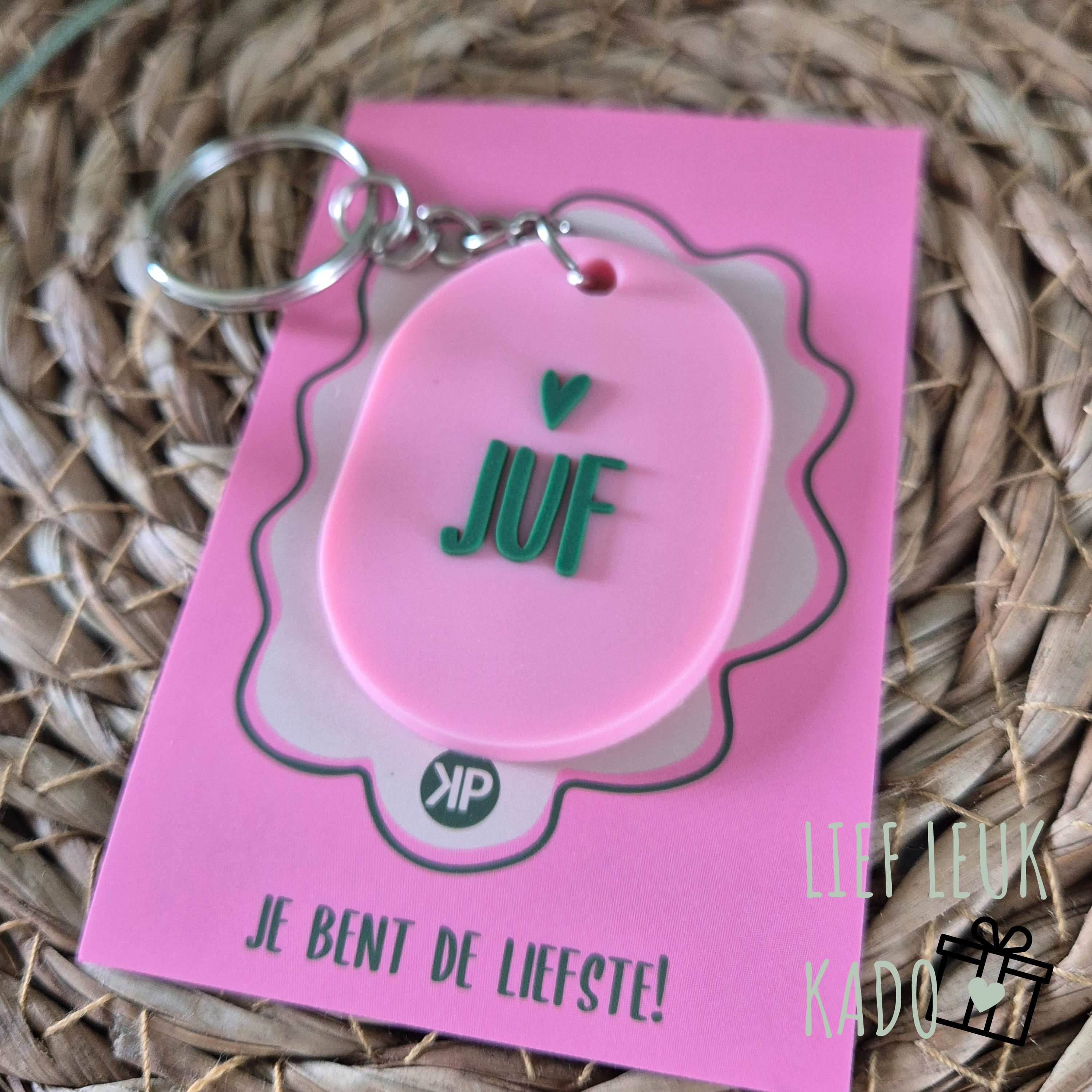 Sleutelhanger KP | Juf