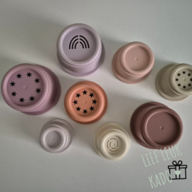 Stapeltoren Mushie | Pastel