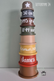 Stapeltoren Mushie | Retro