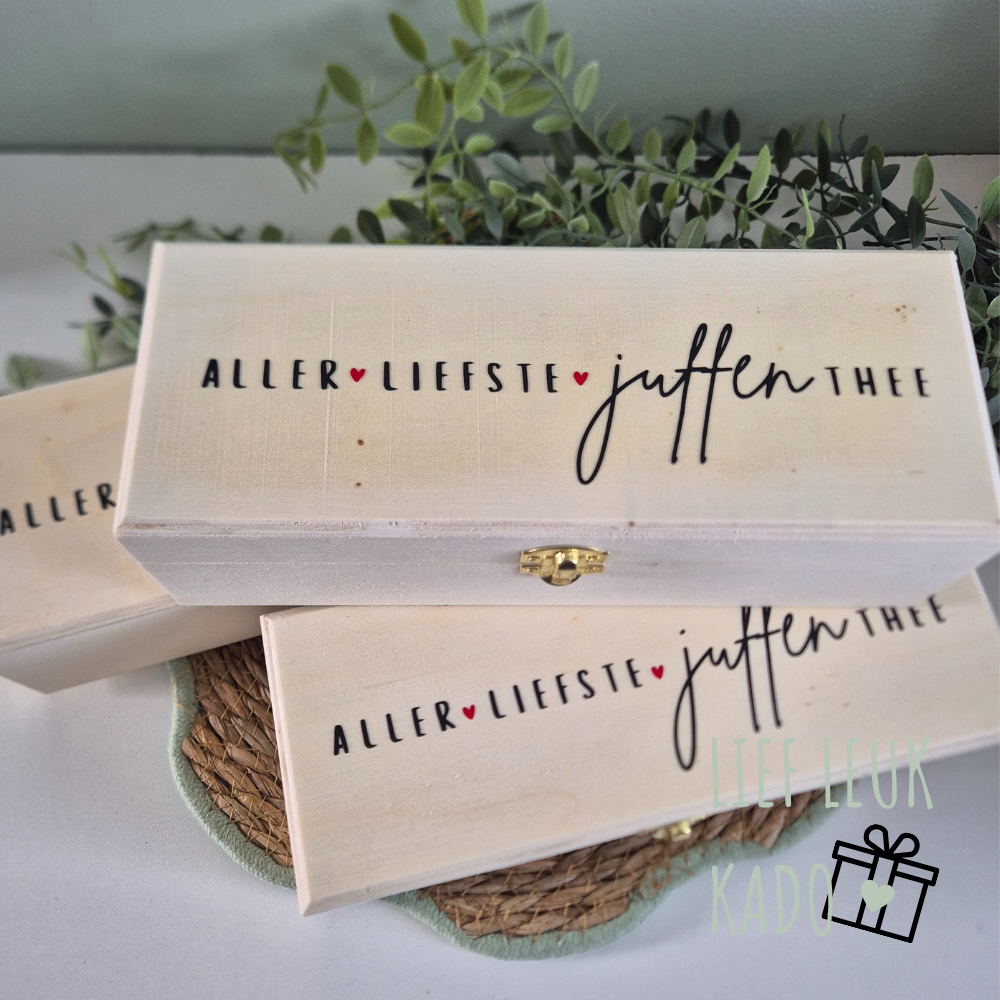 Theedoos klein | Aller liefste ..... thee