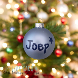 Kerstbal met naam | Winter Sky
