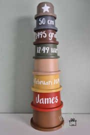 Stapeltoren Mushie | Retro