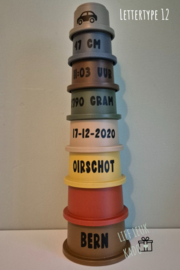 Stapeltoren Mushie | Retro
