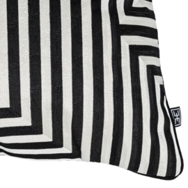 EICHHOLTZ PILLOW SPRAY RECTANGULAR BLACK & WHITE