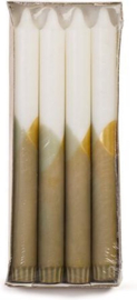 Rustik Lys Diner cross eucalyptus gold set van 4