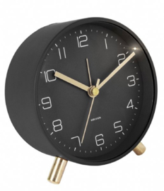 KARLSON CLOCK LOFTY METAL BLACK