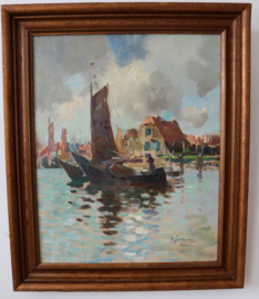 Albert Klein Sprokkelhorst (1887-1968) painting
