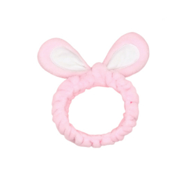 Fluffy Bunny Ears Hair Band (Soft Pink)