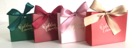 Premium Giftbag Color Gold Foil and Ribbon 'Wedding Ceremony' XS
