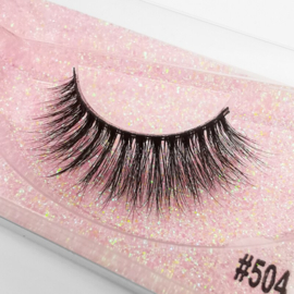 Luminous Lashes Premium 3D Mink Strip Lashes #504 Midnight